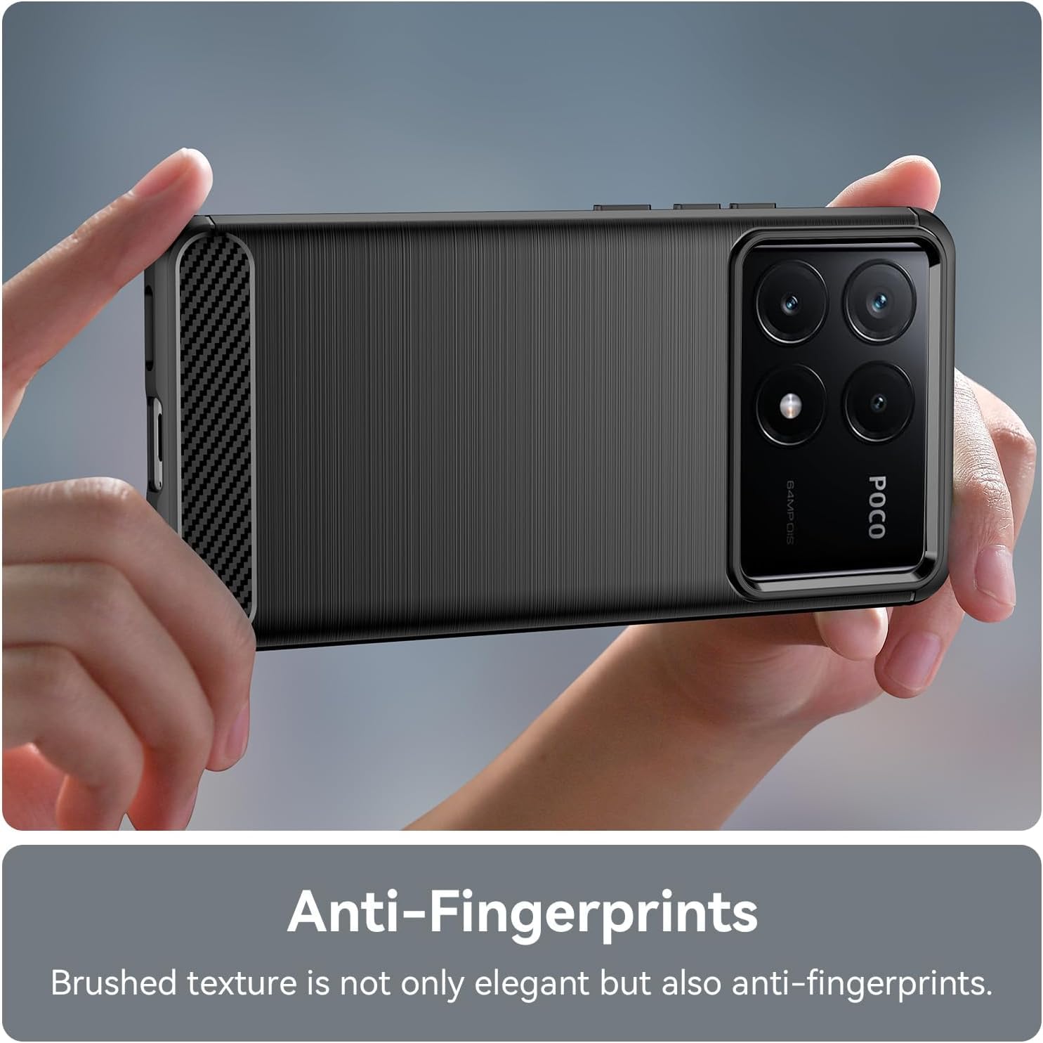 Effcotuo Mobile Phone Case for Xiaomi Poco X6 Pro 5G, Ultra Thin